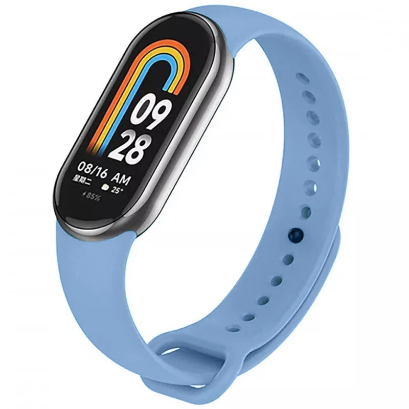 

Силіконовий ремінець для Xiaomi Mi Band 8 (Блакитний / Denim Blue)