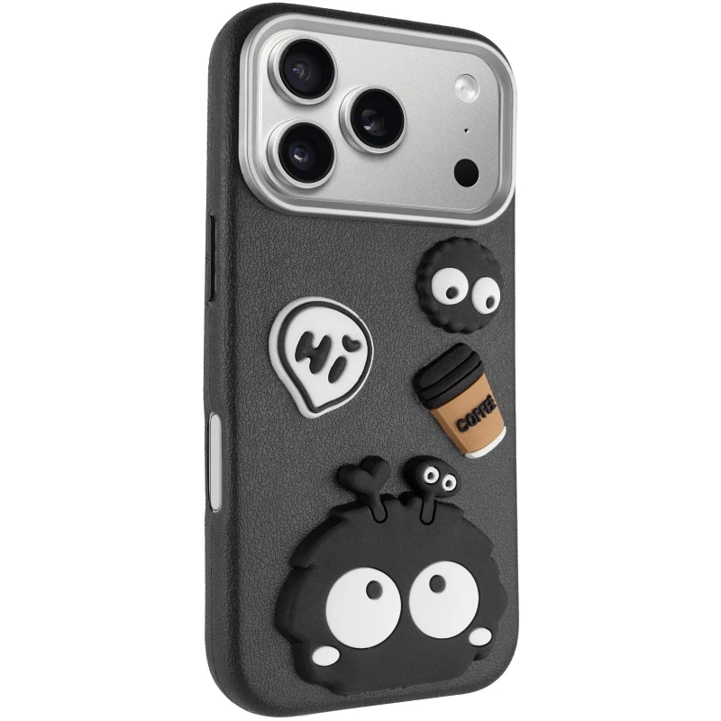 Чохол Labubu Toys для Apple iPhone 17 Pro Max (6.9") – Monster / Black. Фото 2 з 6