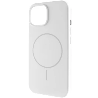 Чохол Silk Full Protective (AA) NO LOGO with Magnetic Fit для Apple iPhone 13 (6.1") — Білий / White