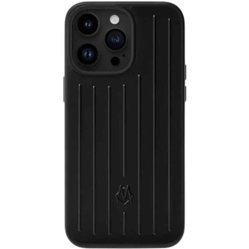 Чехол TPU+Metal Rimowa Style (AAA) для Apple iPhone 16 Pro – Black. Фото 1 из 4