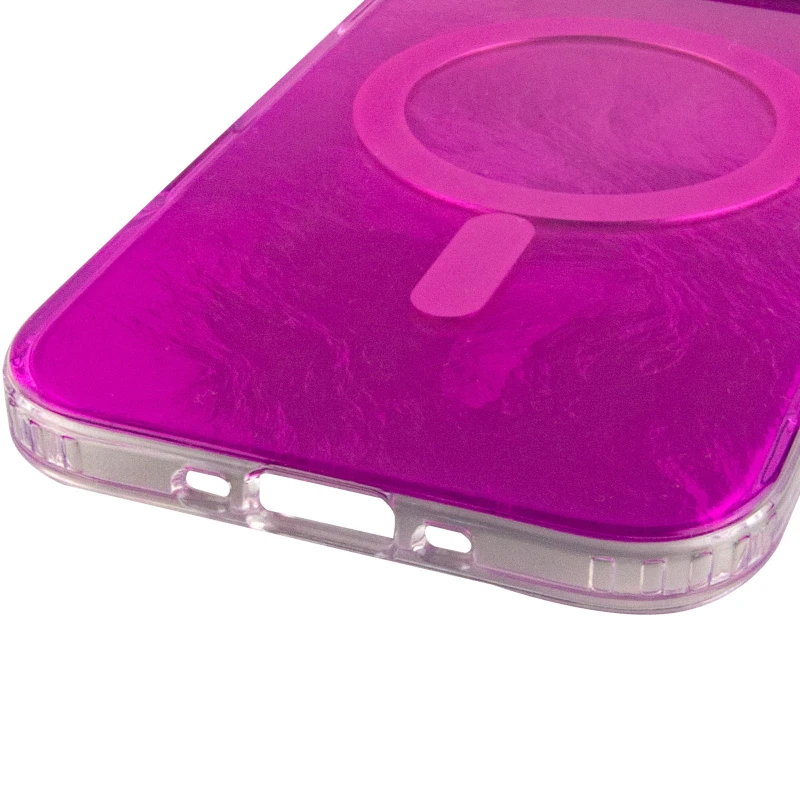 Силіконовий чохол Shiny Mountain (MagFit) для Apple iPhone 17 Air (6.5") – Pink. Фото 8 з 8