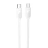 Дата кабель Hoco X114 Energy Type-C to Type-C 60W (1m) – White. Фото 1 з 4