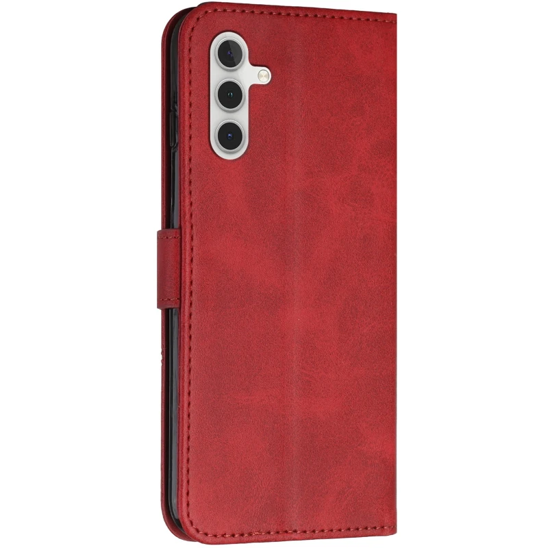 Кожаный чехол-книжка Jet Cover для Samsung Galaxy A16 4G/5G – Red. Фото 3 из 4