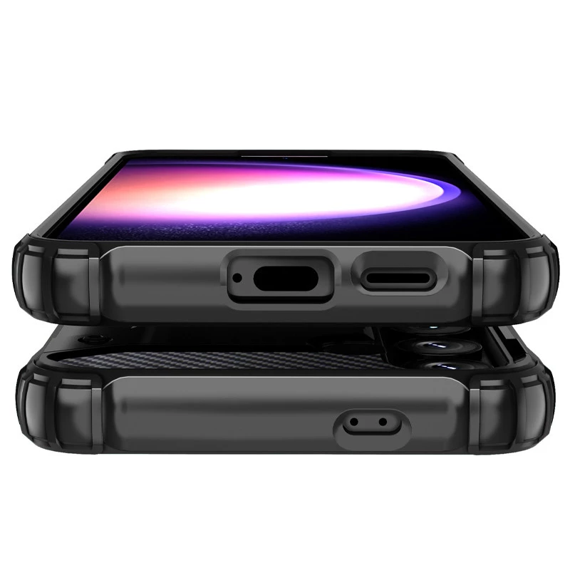 Противоударный чехол с усиленными углами Immortal для Samsung Galaxy A16 4G/5G – Металл / Gun Metal. Фото 3 из 3