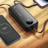 Портативное ЗУ Power Bank Hoco J132A Sabio 22.5W+PD20W with 3 cables 20000 mAh – Black. Фото 4 из 5