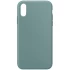 Чехол с закрытым низом Silicone Case для Apple iPhone XS Max (6.5") – Зеленый / Cactus. Фото 1 из 1