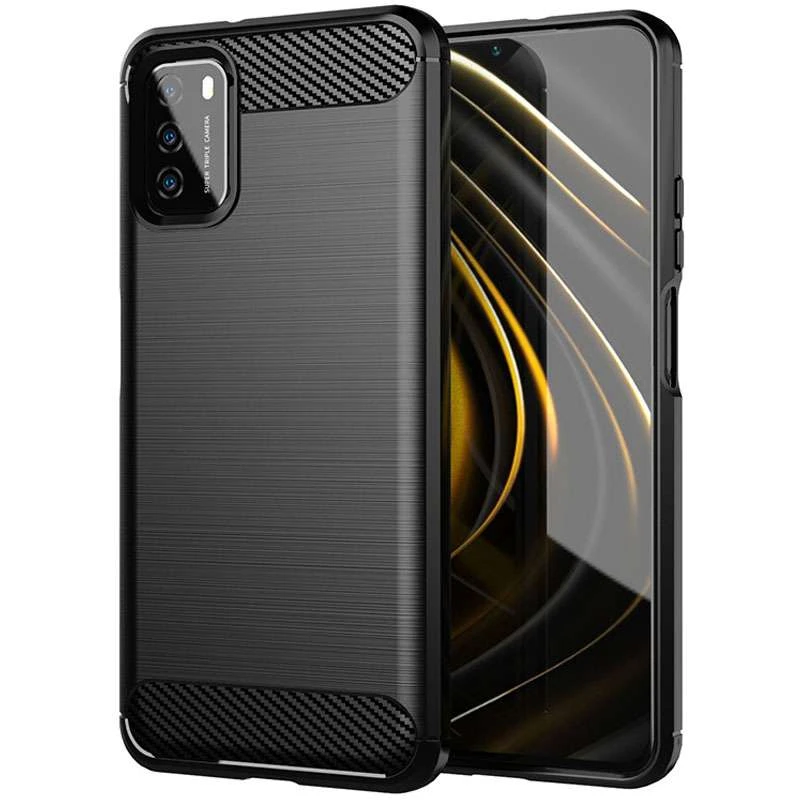 

Тонкий силиконовый чехол Slim для Xiaomi Poco M3 Pro 4G / 5G (Черный), Чорний