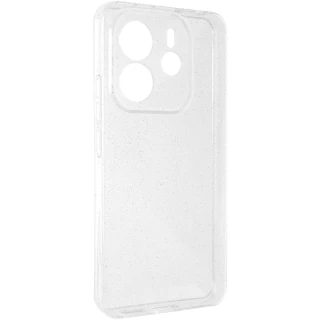 Блискучий силіконовий чохол на Xiaomi Redmi Note 14 4G (Europe version) фото 1 з 5