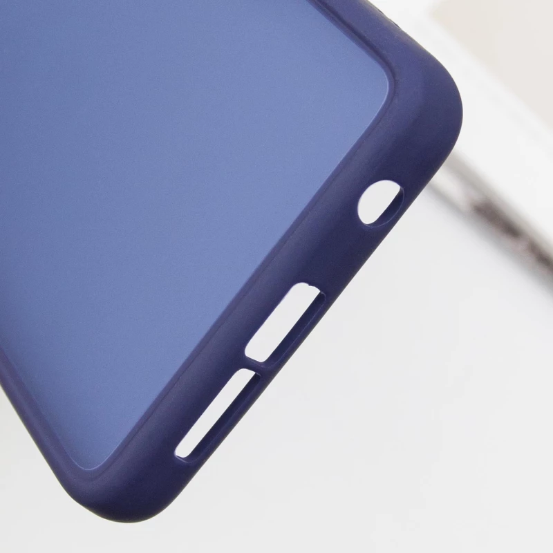 Чохол TPU+PC Lyon Frosted на Xiaomi Poco X3 NFC / Poco X3 Pro – Синій / Navy Blue. Фото 11 з 12