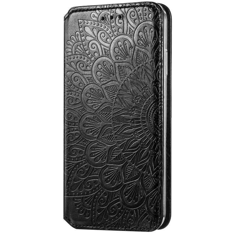 

Чехол-книжка GETMAN мандала для Samsung Galaxy A72 4G / A72 5G (Черный), Чорний