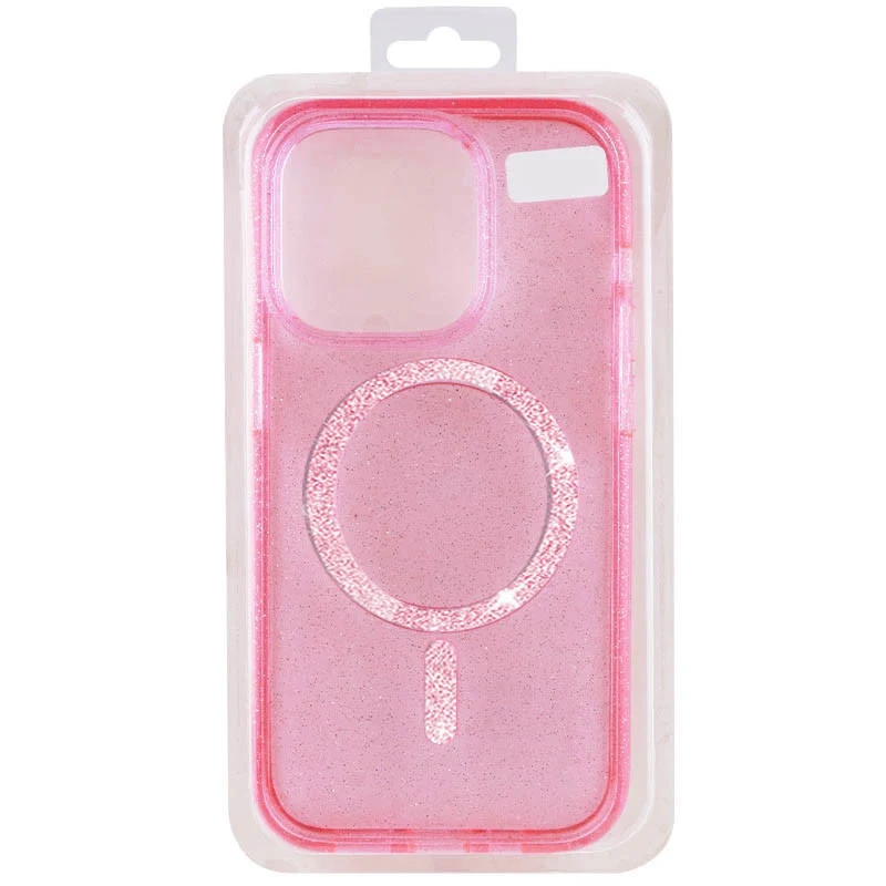 Чохол з блискітками та MagFit на Apple iPhone 14 Pro (6.1") – Pink. Фото 2 з 2
