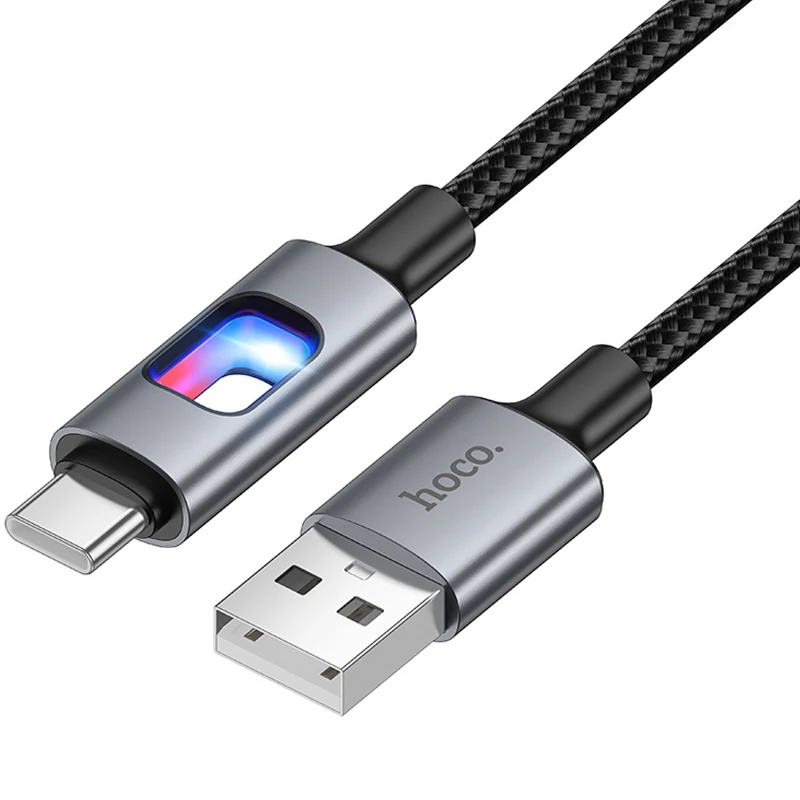 Дата кабель Hoco U144 New USB to Type-C 3A (1.2m) – Black. Фото 3 з 5