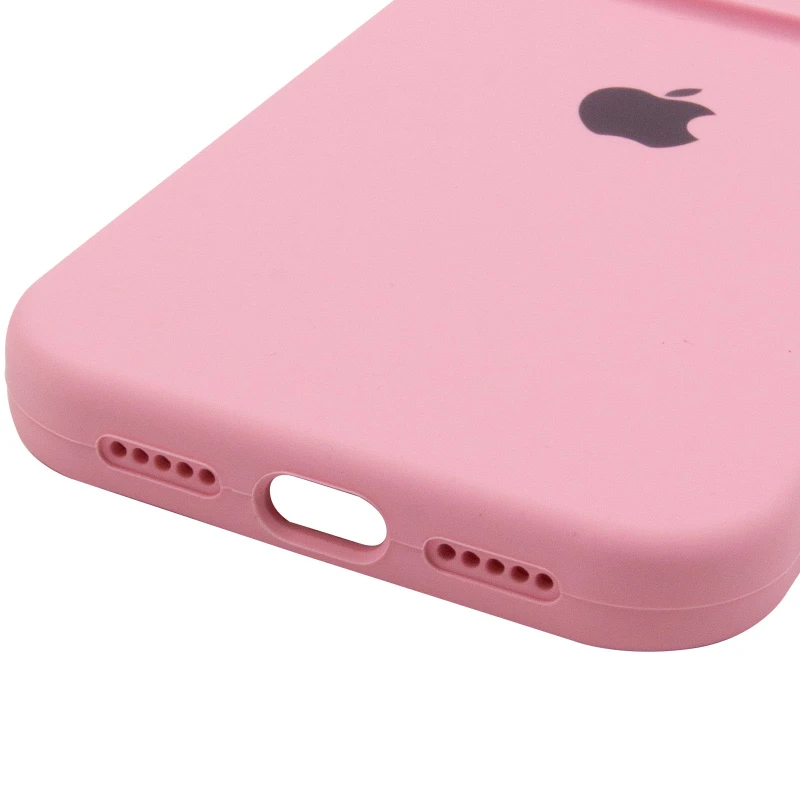 Чехол Silicone Case с защитой камеры для Apple iPhone 14 Pro (6.1") – Розовый / Light pink. Фото 9 из 9