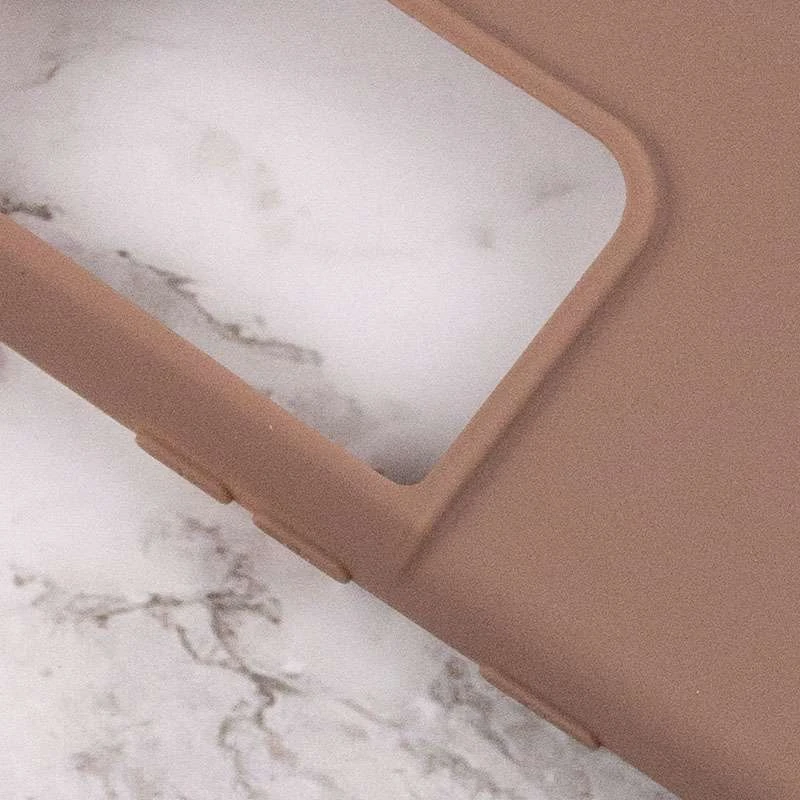 Кольоровий силіконовий чохол на Samsung Galaxy S21 Ultra – Коричневий. Фото 3 з 4