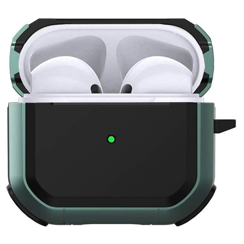 Футляр протиударний Black ed. для навушників Airpods Pro 3 – Apple Green. Фото 2 з 2
