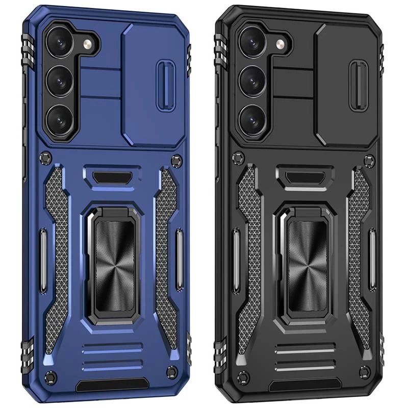 Ударостійкий чохол Square Ring зi шторкою на камеру на Samsung Galaxy S21+ фото 2 з 2