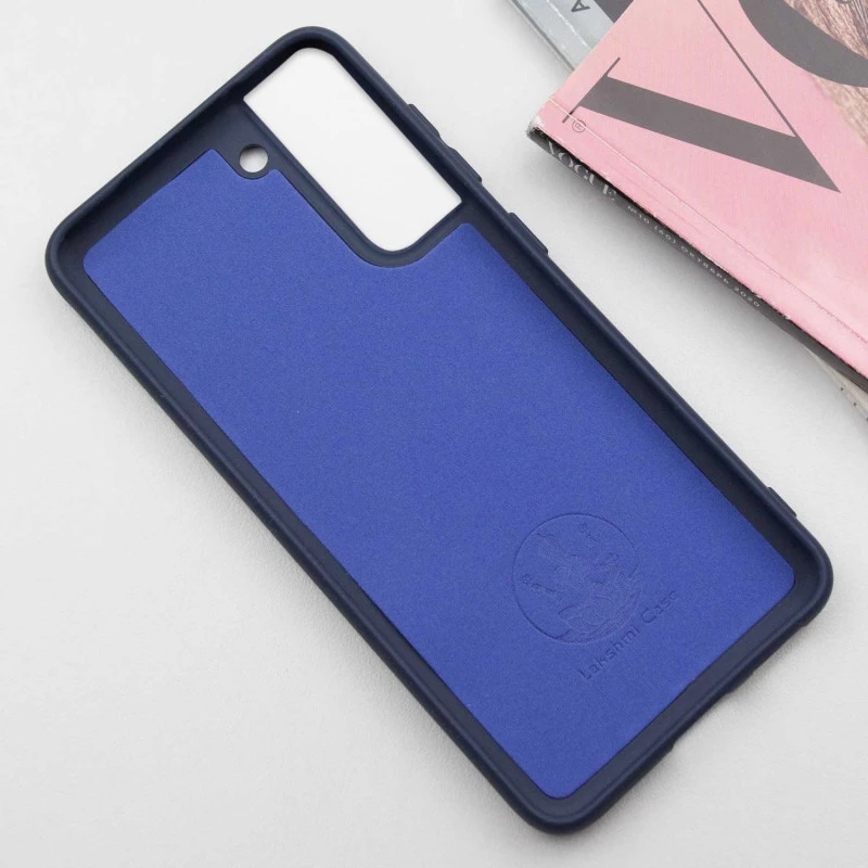 Чохол Silicone Case Lakshmi Elit на Samsung Galaxy S21 – Синій / Midnight Blue. Фото 3 з 4