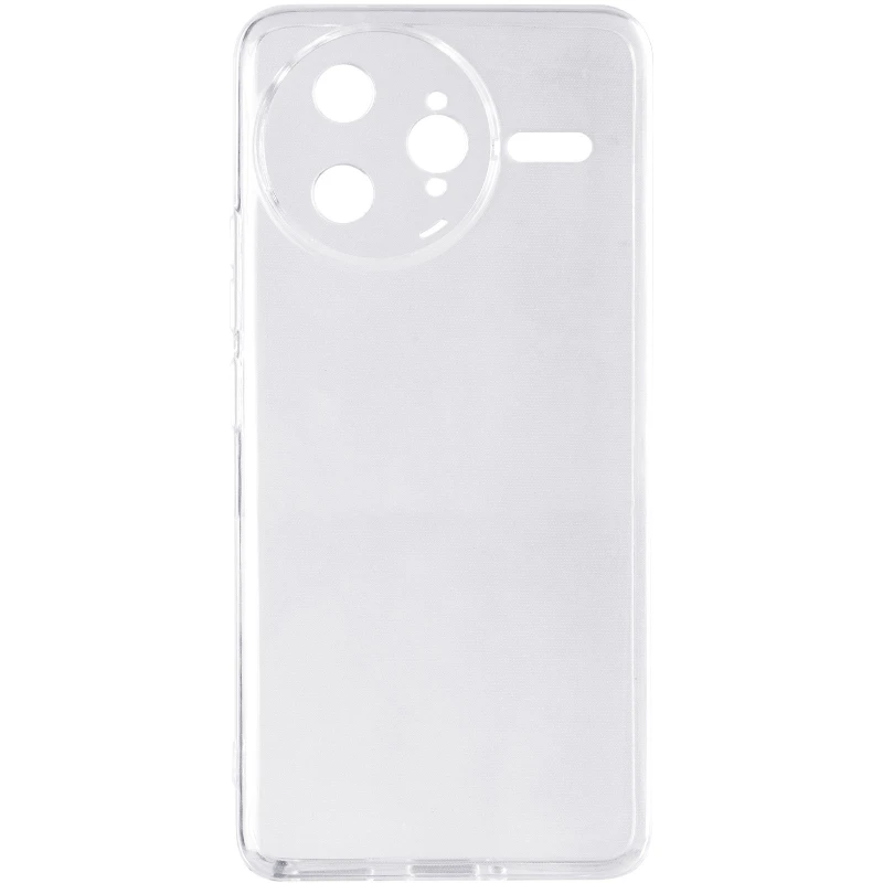 Ультратонкий силіконовий чохол 1,5 мм з захистом камери на Xiaomi Poco F7 Ultra – Безбарвний (прозорий). Фото 3 з 5