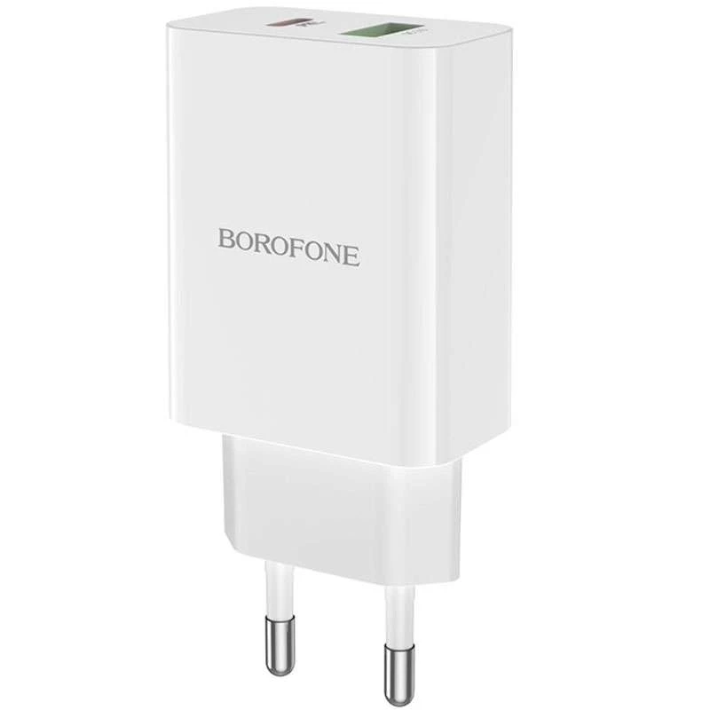 

СЗУ Borofone BA56A Lavida PD20W/QC3.0 USB+Type-C (Белый), Білий