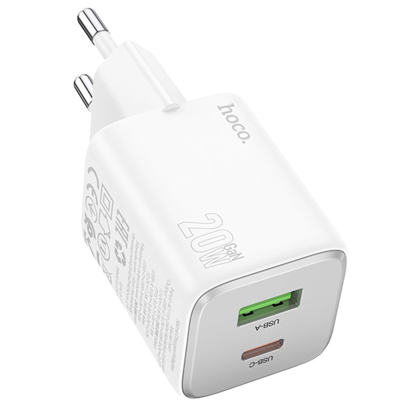 МЗП Hoco N41 Almighty PD20W+QC3.0 – White. Фото 3 з 5