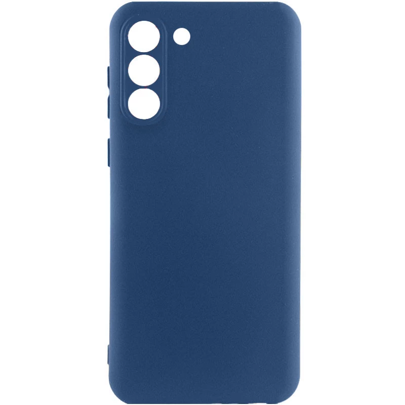 Чохол Silicone Case Lakshmi з закритою камерою на Samsung Galaxy S24+ – Синій / Navy Blue. Фото 2 з 9
