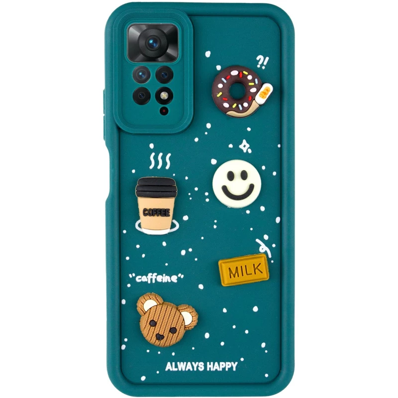 Чохол TPU Toys Case для Xiaomi Redmi Note 11 Pro 4G/5G – Pine Green / Always Happy. Фото 4 з 15