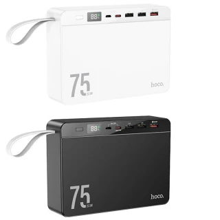 Портативний зарядний пристрій Power Bank Hoco J94 Overlord 22.5W 75000 mAh фото 1 з 2