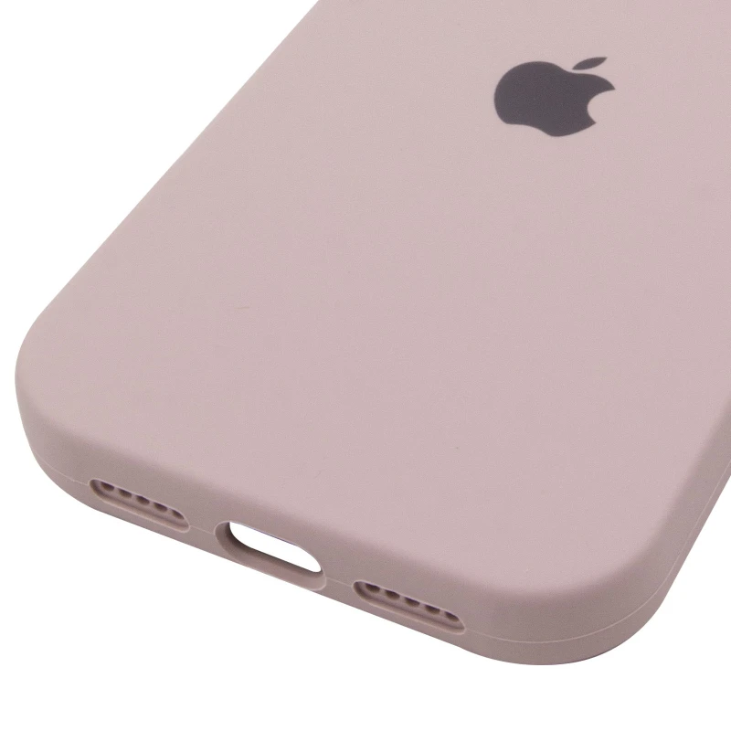 Чехол Silicone Case (AA) Logo with MagSafe для Apple iPhone 17 Pro Max (6.9") – Серый / Lavender. Фото 11 из 11