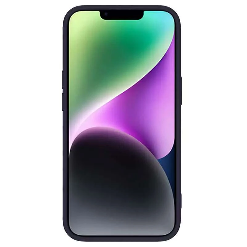Силіконова накладка Nillkin Camshield Silky на Apple iPhone 14 Plus (6.7") – Фіолетовий. Фото 2 з 3