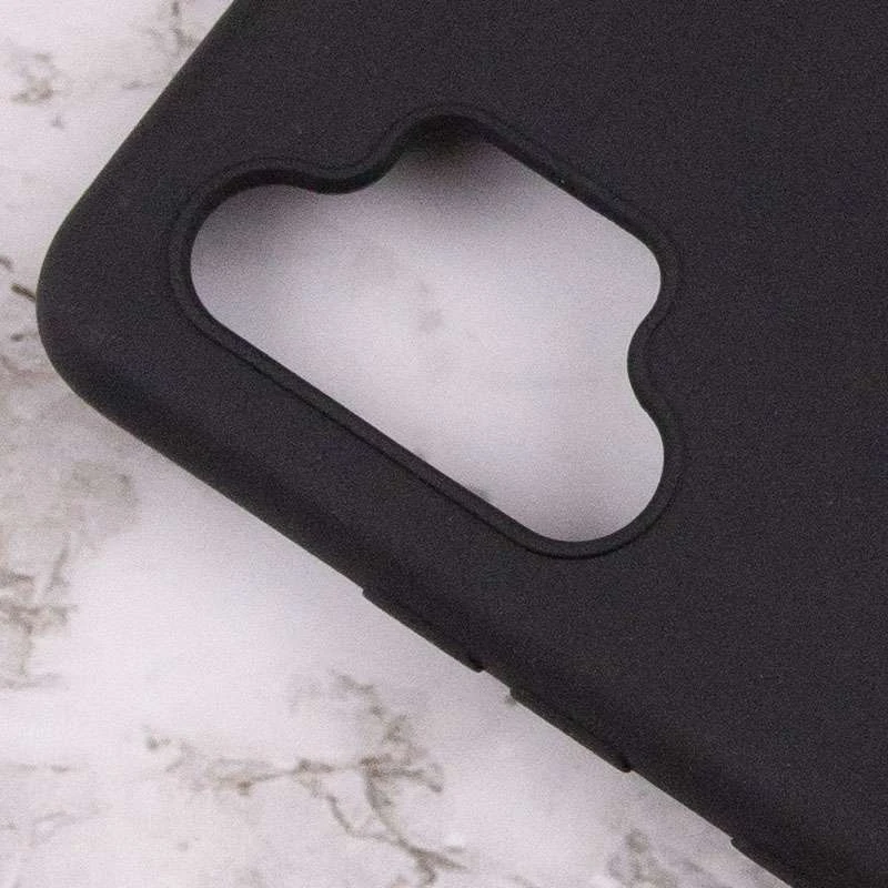 Цветной силиконовый чехол для Samsung Galaxy A34 5G – Черный. Фото 3 из 4