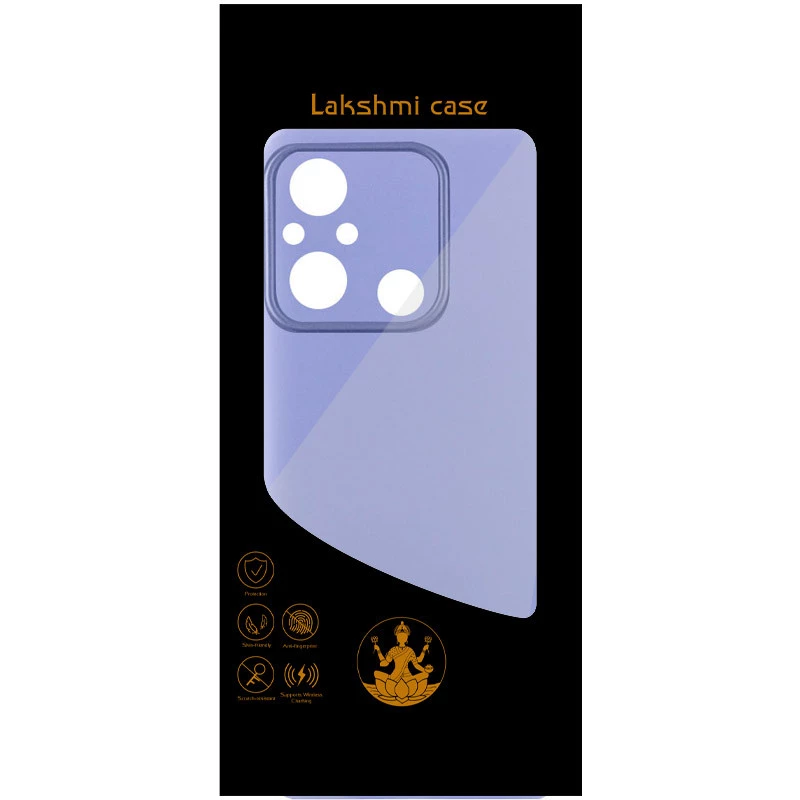 Чехол Silicone Case Lakshmi Premium з закритою камерою на Xiaomi Redmi 12C / Poco C55 – Сиреневый / Dasheen. Фото 8 из 15