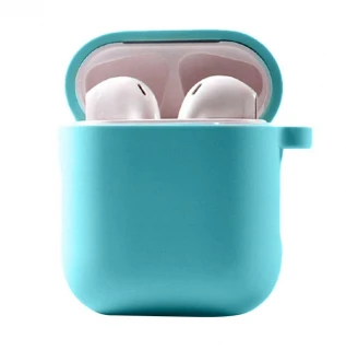 Силіконовий футляр з мікрофіброю для навушників Airpods 1/2 фото 1 з 1