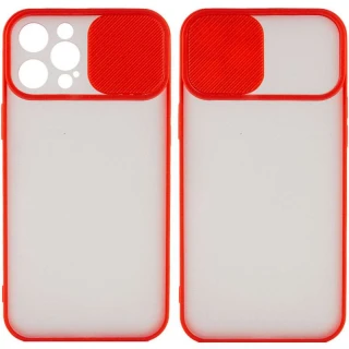 Матовий силіконовий чохол зі шторкою для камери на Apple iPhone 12 Pro Max (6.7") фото 1 з 5