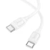 Дата кабель Hoco X115 Surpass Type-C to Type-C 60W (1m) – White. Фото 2 з 5
