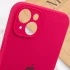Чехол Silicone Case с защитой камеры для Apple iPhone 14 (6.1") – Красный / Rose Red. Фото 8 из 8