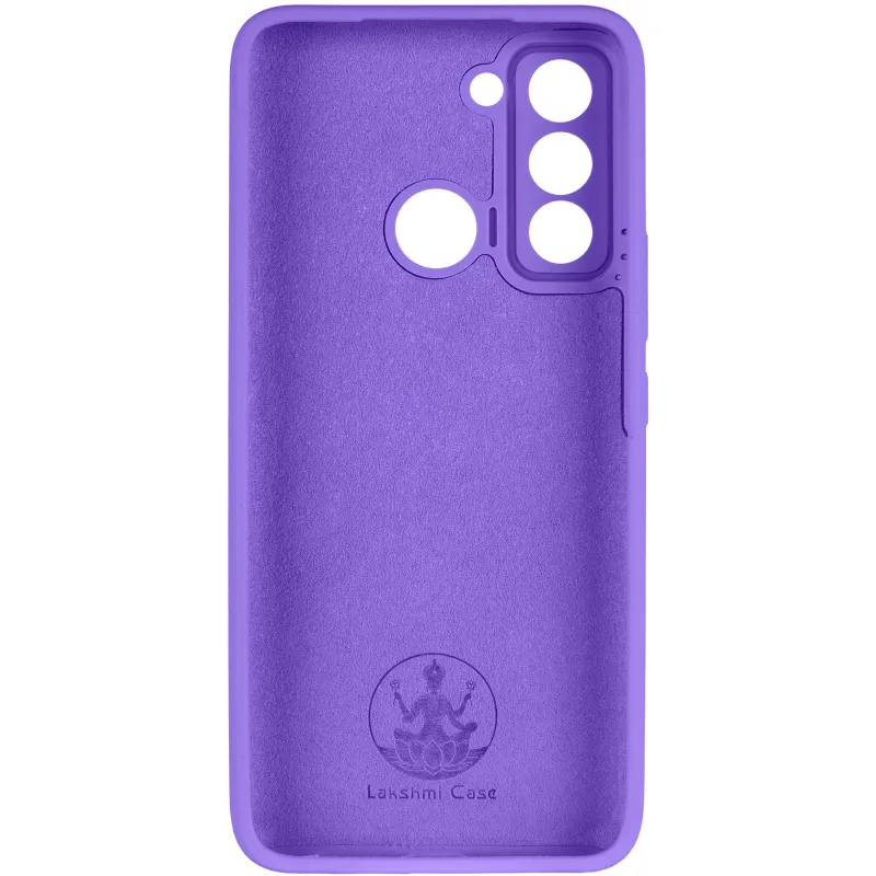 Чехол Silicone Case Lakshmi Premium з закритою камерою на TECNO Pop 5 LTE – Фиолетовый / Amethyst. Фото 5 из 8