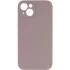 Чохол Silk Full Camera Protective (AA) NO LOGO для Apple iPhone 14 (6.1") – Сірий / Lavender. Фото 1 з 3