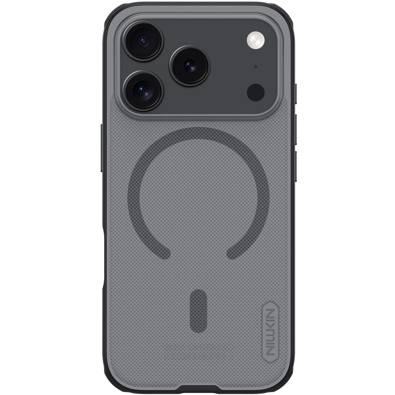 Чехол Nillkin Matte Magnetic Pro для Apple iPhone 17 Pro (6.3") – Transparent black. Фото 4 из 6