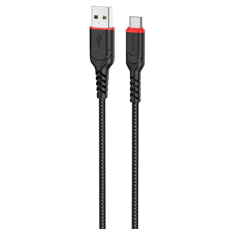 

Дата кабель Hoco X59 Victory USB to Type-C (1m) (Черный), Чорний