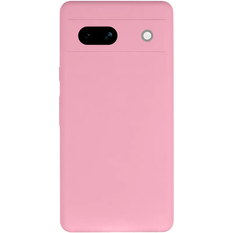 Чохол Silicone Case Lakshmi Premium із закритою камерою для Google Pixel 7a – Рожевий / Light pink. Фото 6 з 9