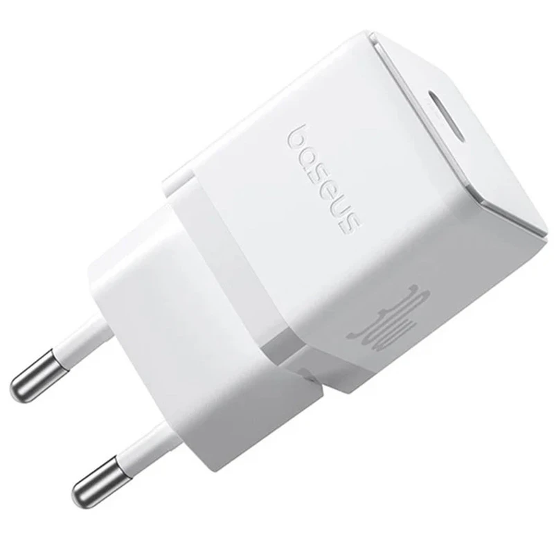 МЗП Baseus Palm Fast Charger 30W (1USB-C) (P10111605113-00) – Moon White. Фото 1 з 5