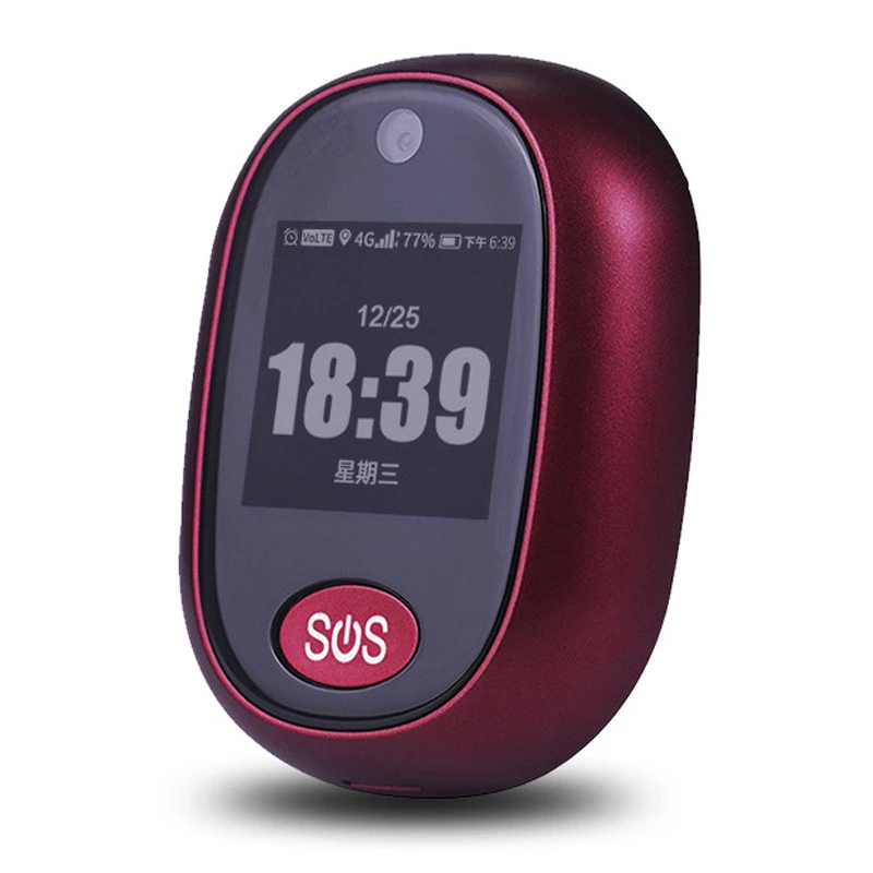 Трекер GPS V45 Tracker Pendant with display SIM (4GLTE with 2GGSM fallback) 6000mAh – Red. Фото 3 з 4