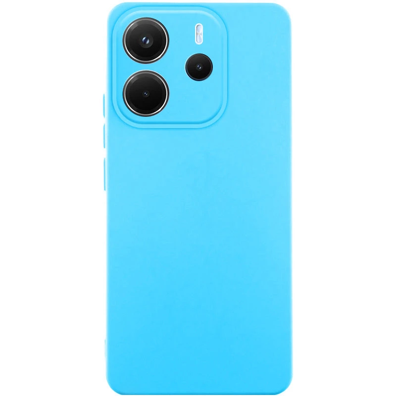 Чохол Silicone Cover Ummi Lakshmi Full Camera (AA) для Xiaomi Redmi Note 14 4G (Europe version) – Блакитний / Sky Blue. Фото 1 з 2