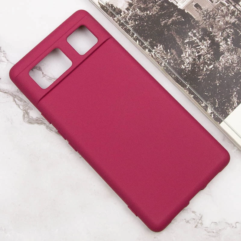 Чохол Silicone Case Lakshmi на Google Pixel 6 – Бордовий / Marsala. Фото 3 з 10