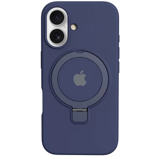 Силіконовий чохол Full Protective з кільцем-тримачем Apple iPhone 16 фото 1 з 3