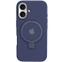 Силіконовий чохол Full Protective з кільцем-тримачем Apple iPhone 16 – Dark Blue. Фото 1 з 3