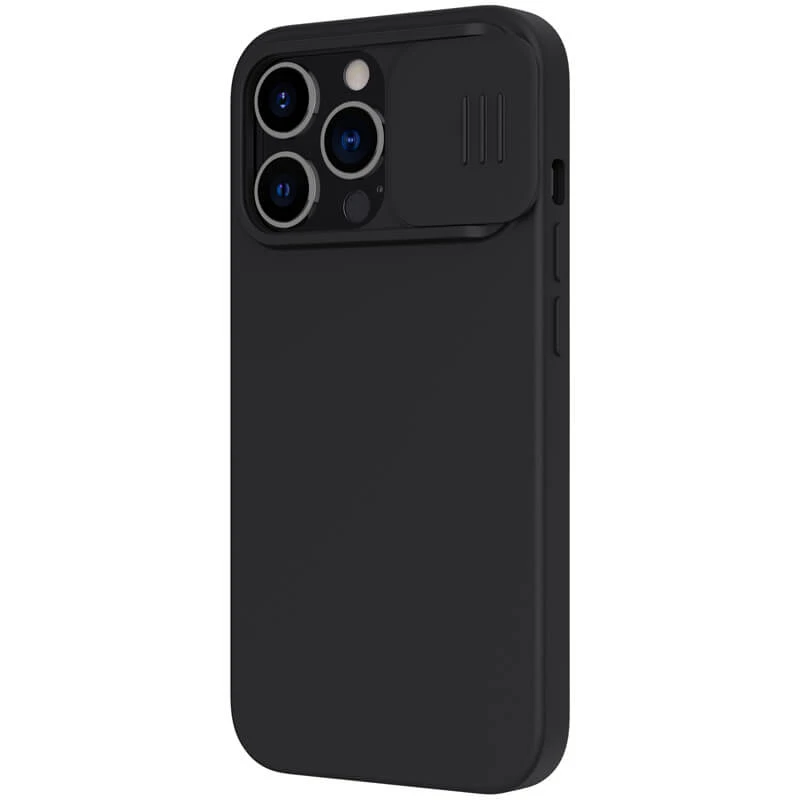 Силіконова накладка Nillkin зі шторкою для камери на Apple iPhone 14 Pro Max (6.7") – Чорний. Фото 5 з 6