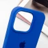 Чехол Silicone Case с закрытым низом для Apple iPhone 14 Pro Max (6.7") – Синий / Capri Blue. Фото 3 из 7