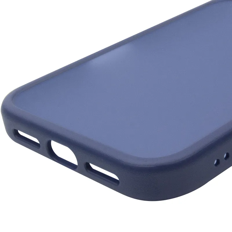 TPU+PC з металевими кнопками на Apple iPhone 17 Pro Max (6.9") – Синій / Navy Blue. Фото 6 з 6