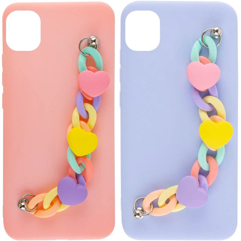 Чохол Heart з ланцюгом на Samsung Galaxy A05 фото 1 з 1